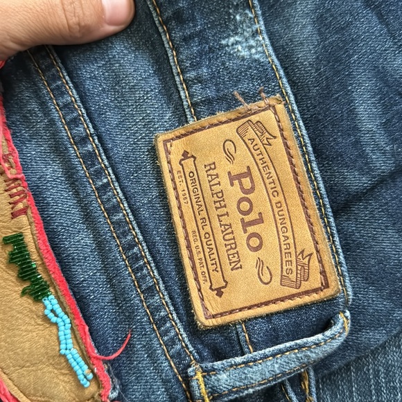 Ralph Lauren Distressed Boho Jeans - Picture 5 of 8